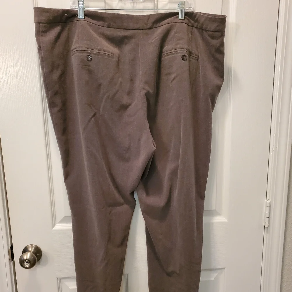 Women's gray career pants - Picture 2 of 2